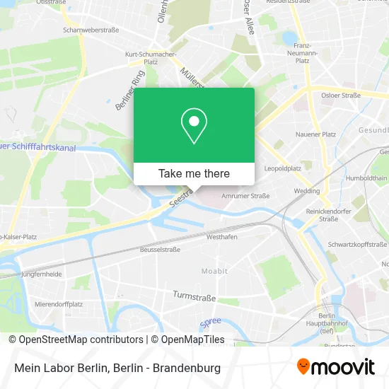 Mein Labor Berlin map