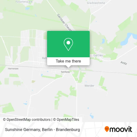 Sunshine Germany map