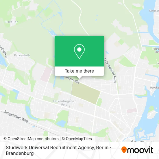 Studiwork Universal Recruitment Agency map
