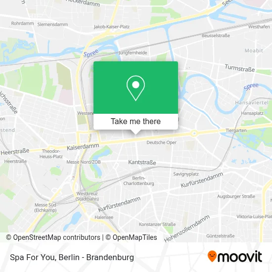 Spa For You map