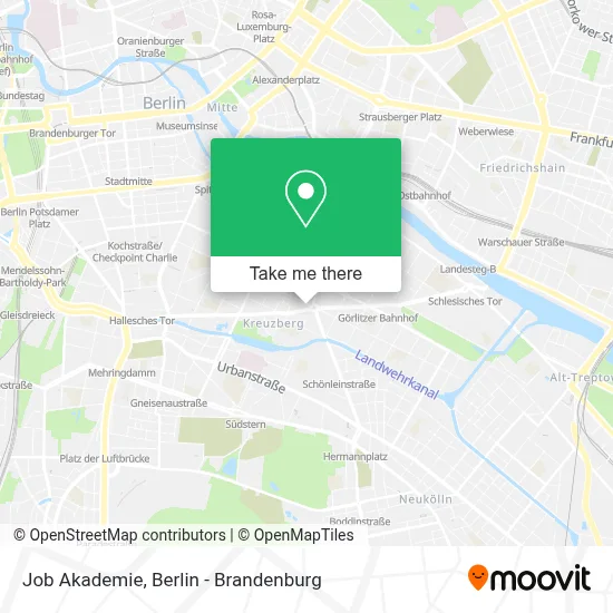 Job Akademie map