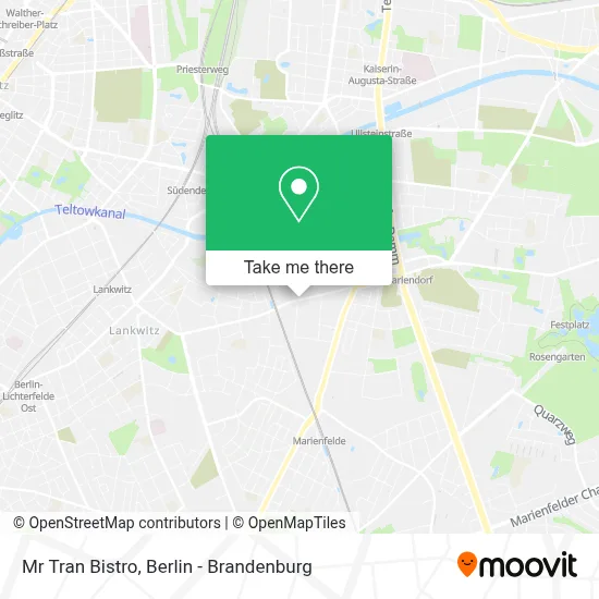 Mr Tran Bistro map
