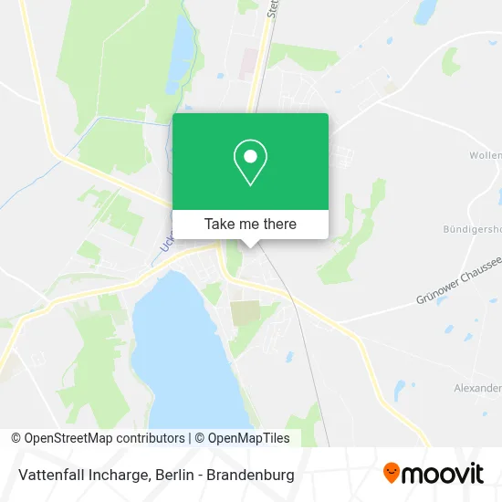 Vattenfall Incharge map