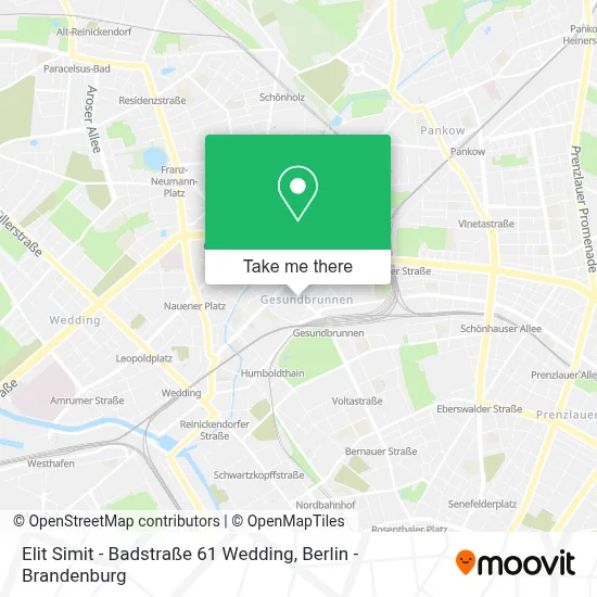Elit Simit - Badstraße 61 Wedding map