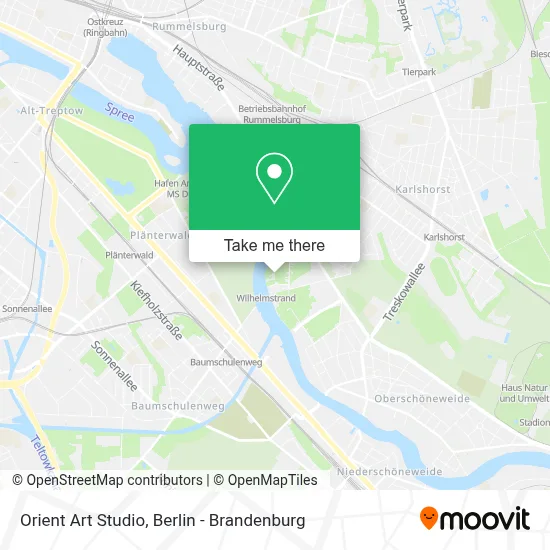 Orient Art Studio map