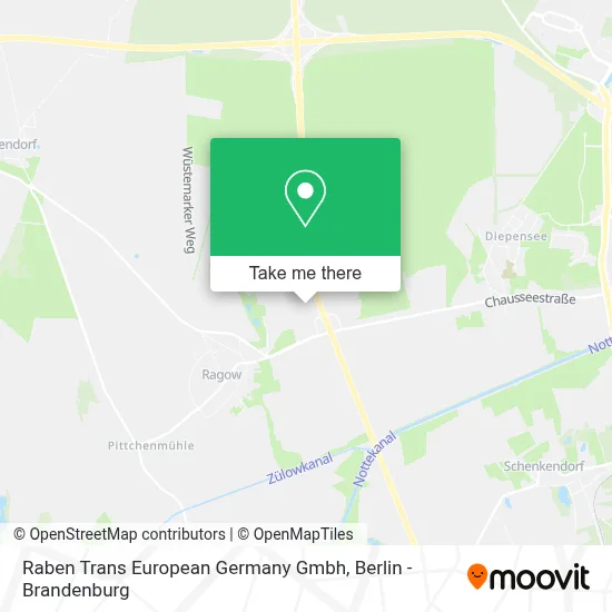 Raben Trans European Germany Gmbh map