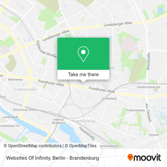 Websites Of Infinity map
