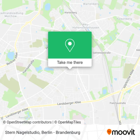 Stern Nagelstudio map