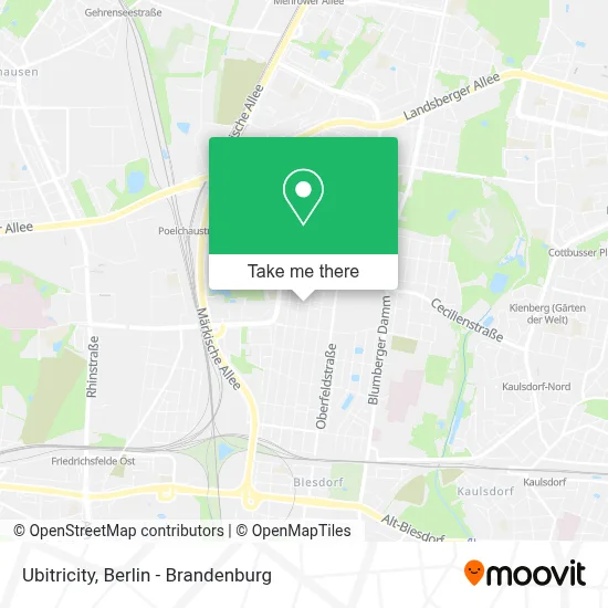 Ubitricity map