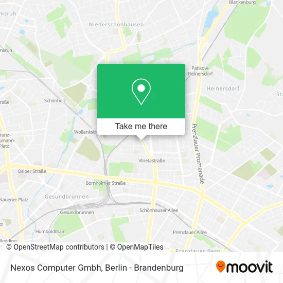 Nexos Computer Gmbh map