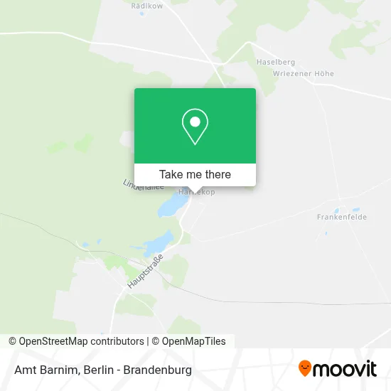 Amt Barnim map