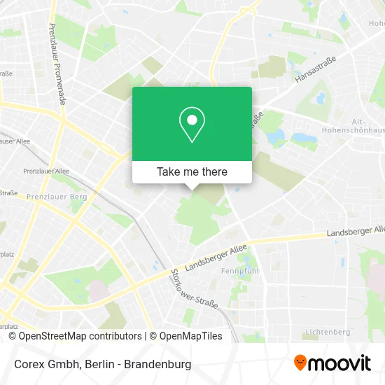 Corex Gmbh map