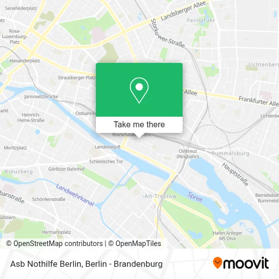 Asb Nothilfe Berlin map