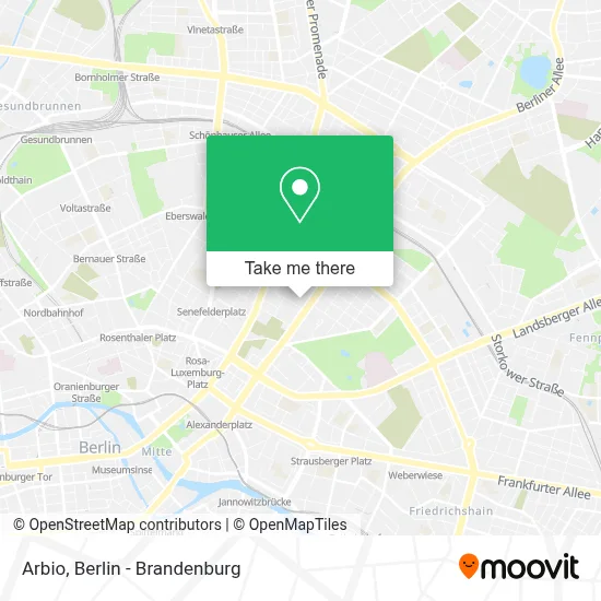 Arbio map