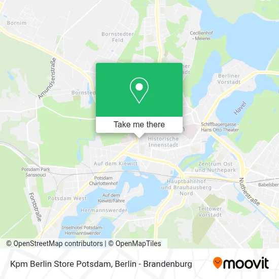 Kpm Berlin Store Potsdam map