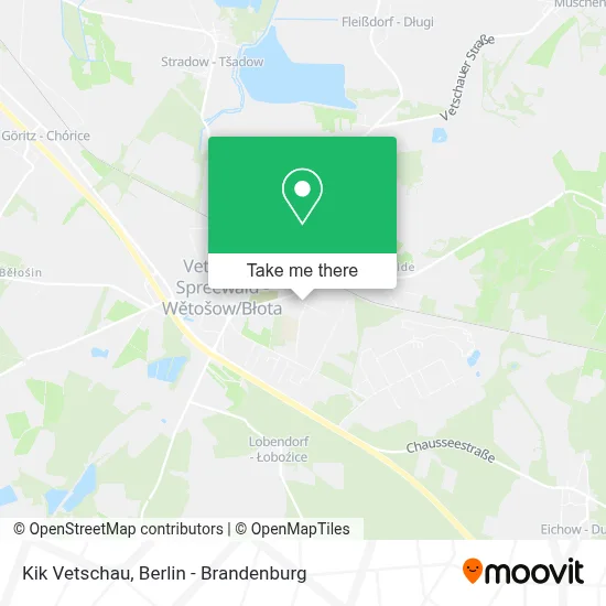Kik Vetschau map