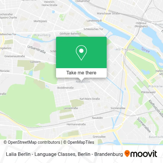 Lalia Berlin - Language Classes map