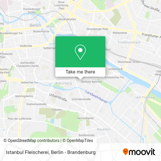 Istanbul Fleischerei map