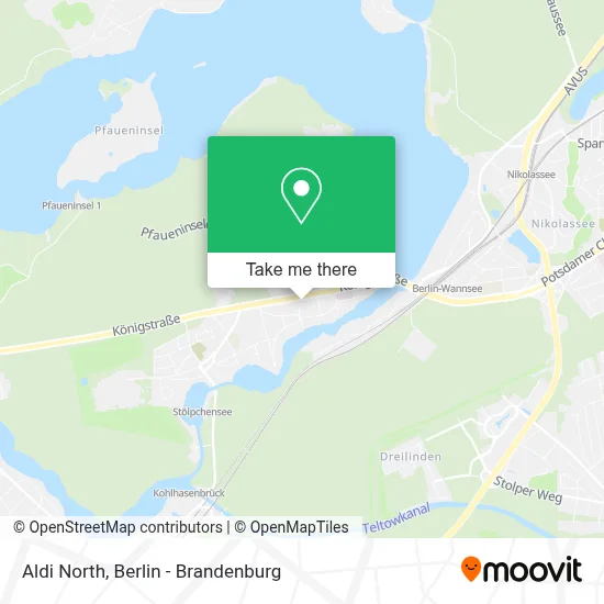 Aldi Nord map