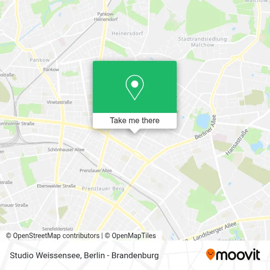 Studio Weissensee map