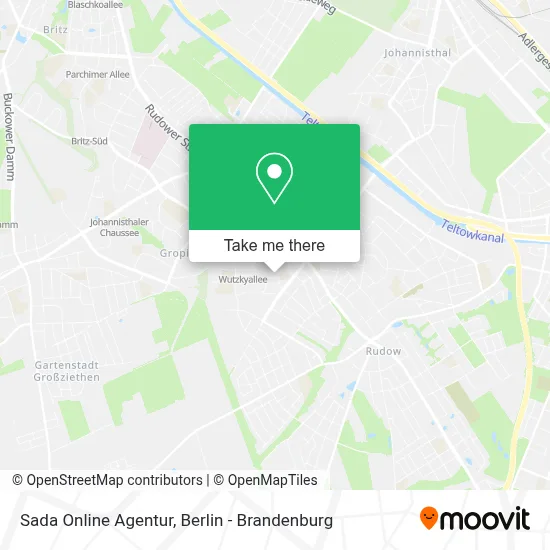Sada Online Agentur map