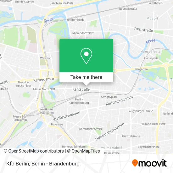 Kfc Berlin map