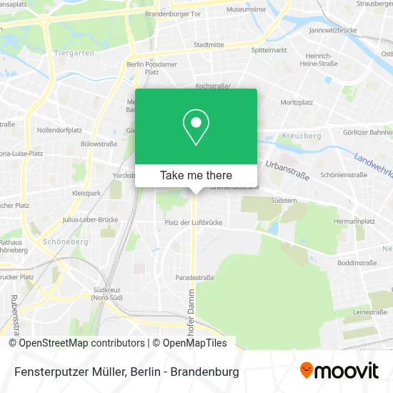 Fensterputzer Müller map