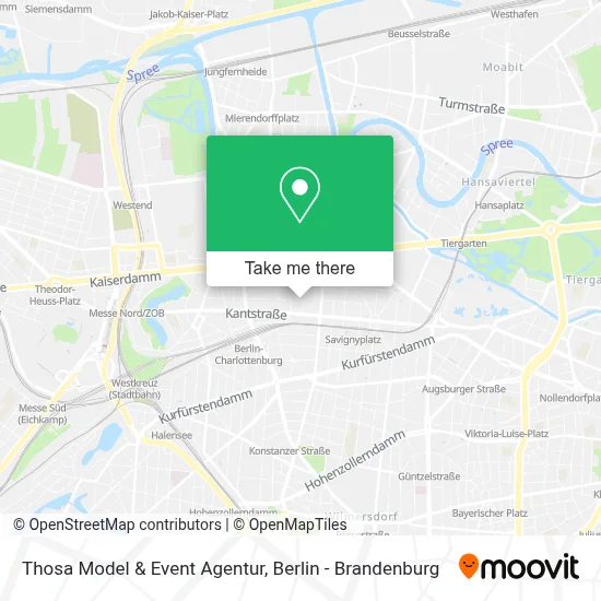 Thosa Model & Event Agentur map