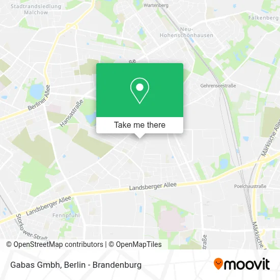 Gabas Gmbh map