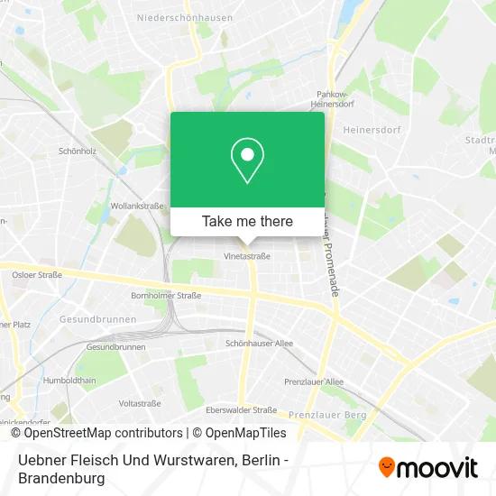Uebner Fleisch Und Wurstwaren map