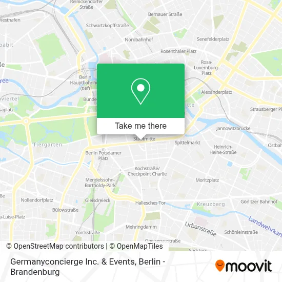 Germanyconcierge Inc. & Events map