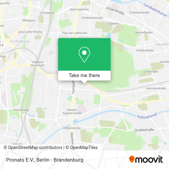 Pronats E.V. map