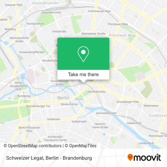 Schweizer Legal map