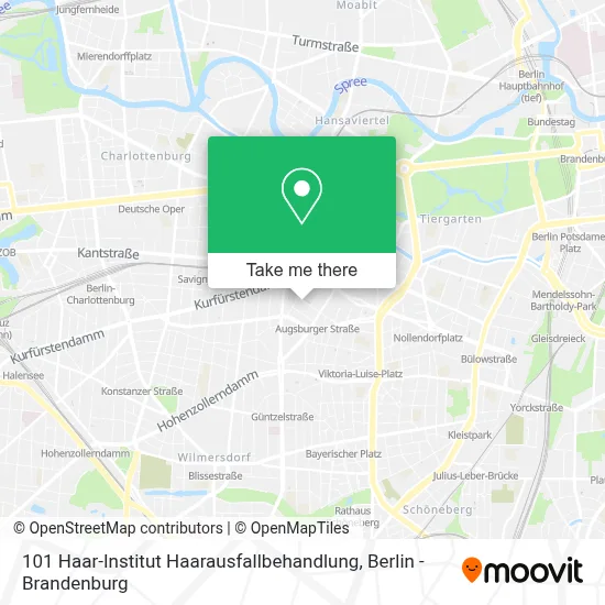101 Haar-Institut Haarausfallbehandlung map