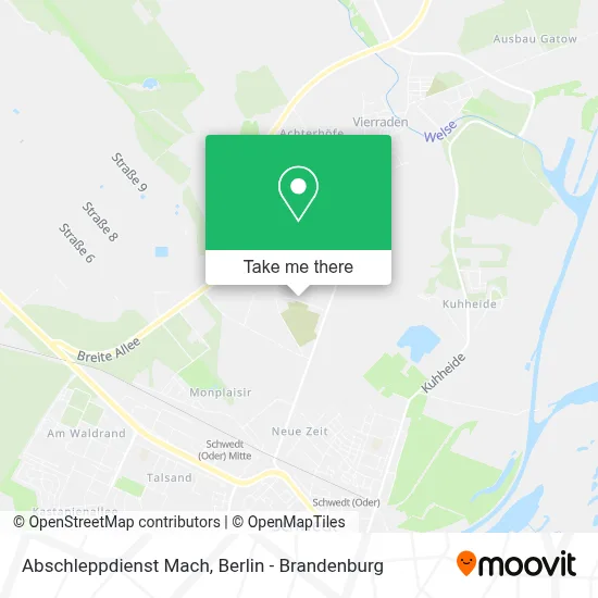 Abschleppdienst Mach map