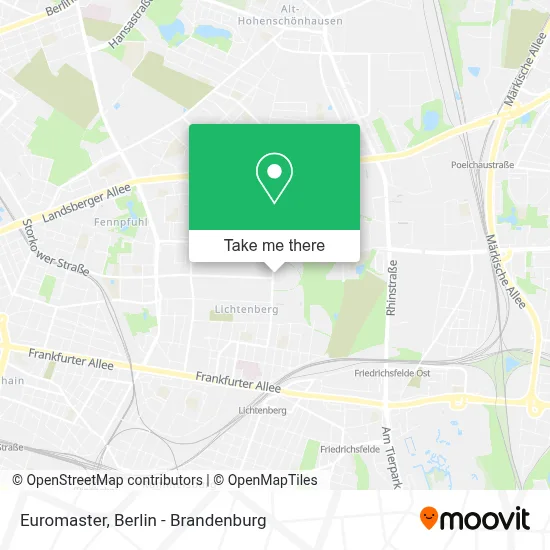 Euromaster map