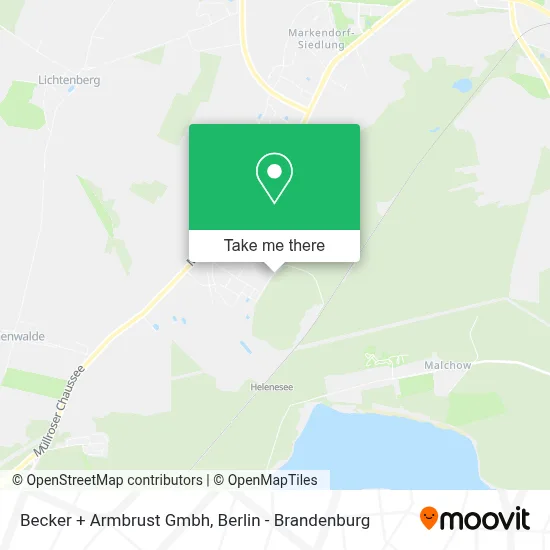 Becker + Armbrust Gmbh map