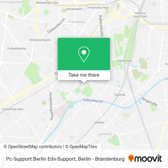 Pc-Support Berlin Edv-Support map