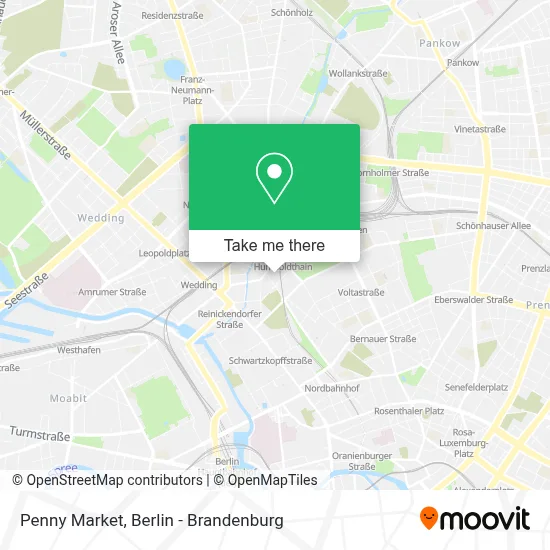 Penny Markt map