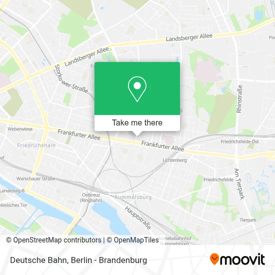 Deutsche Bahn map