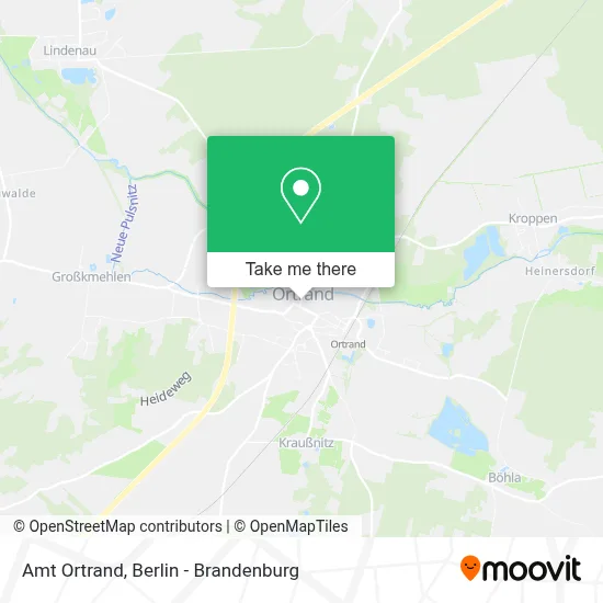 Amt Ortrand map