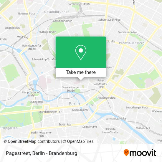 Pagestreet map