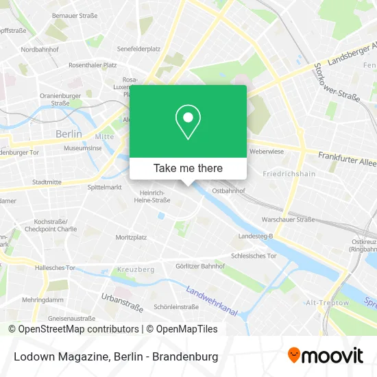 Lodown Magazine map