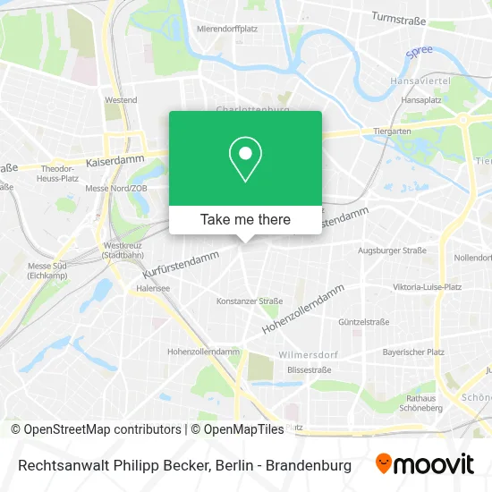 Rechtsanwalt Philipp Becker map