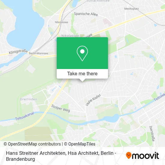 Hans Streitner Architekten, Hsa Architekt map
