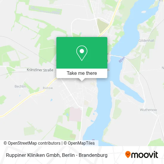 Ruppiner Kliniken Gmbh map