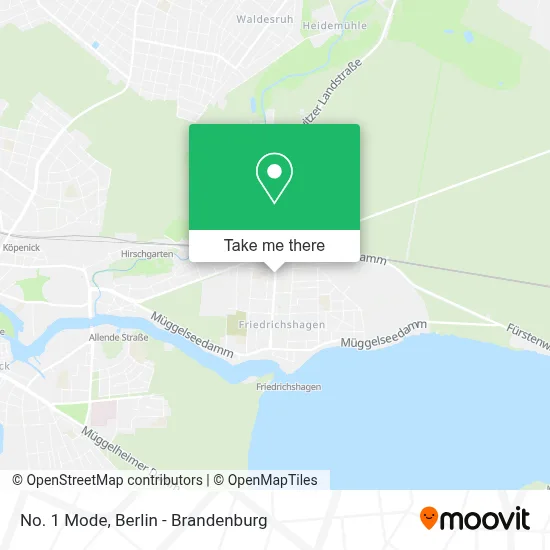 No. 1 Mode map