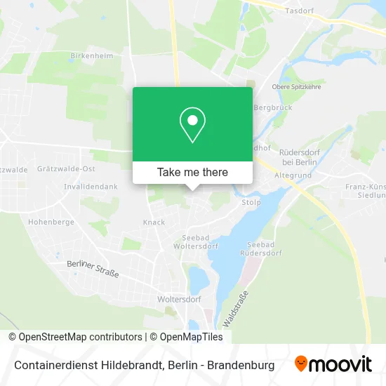 Containerdienst Hildebrandt map