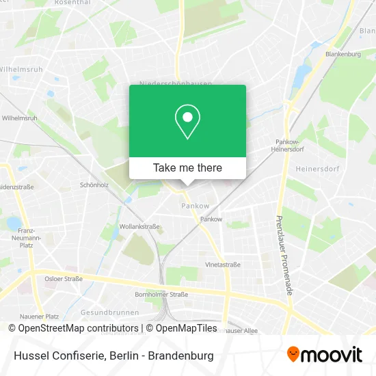 Hussel Confiserie map
