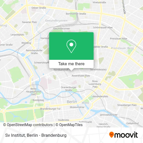 Sv Institut map